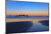 USA, Oregon, Bandon. Beach moonset at sunrise.-Jaynes Gallery-Mounted Photographic Print
