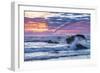 USA, Oregon, Bandon Beach. Pacific Ocean shoreline at sunset.-Jaynes Gallery-Framed Photographic Print