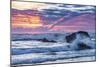 USA, Oregon, Bandon Beach. Pacific Ocean shoreline at sunset.-Jaynes Gallery-Mounted Photographic Print