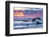 USA, Oregon, Bandon Beach. Pacific Ocean shoreline at sunset.-Jaynes Gallery-Framed Photographic Print