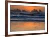 USA, Oregon, Bandon. Beach sunset.-Jaynes Gallery-Framed Photographic Print