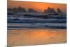 USA, Oregon, Bandon. Beach sunset.-Jaynes Gallery-Mounted Photographic Print