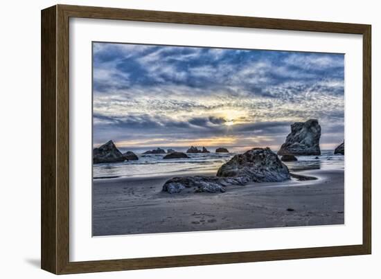 USA, Oregon, Bandon, Beach-Joe Restuccia III-Framed Photographic Print