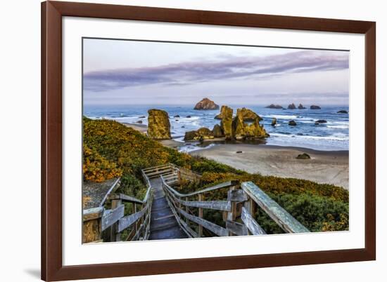 USA, Oregon, Bandon, Beach-Joe Restuccia III-Framed Photographic Print