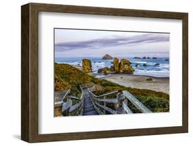 USA, Oregon, Bandon, Beach-Joe Restuccia III-Framed Photographic Print