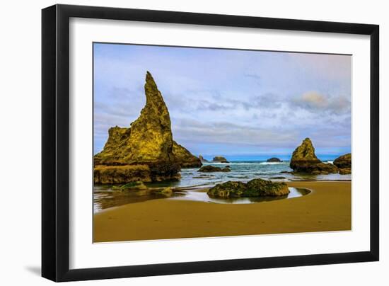 USA, Oregon, Bandon, Beach-Joe Restuccia III-Framed Photographic Print