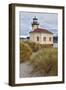 USA, Oregon, Bandon. Scenic of Coquille River Lighthouse-Jean Carter-Framed Photographic Print