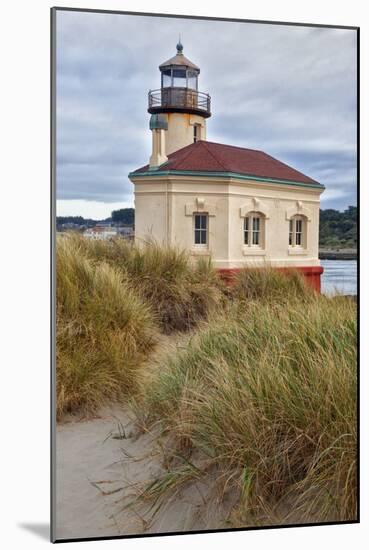 USA, Oregon, Bandon. Scenic of Coquille River Lighthouse-Jean Carter-Mounted Photographic Print