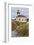 USA, Oregon, Bandon. Scenic of Coquille River Lighthouse-Jean Carter-Framed Photographic Print