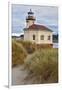 USA, Oregon, Bandon. Scenic of Coquille River Lighthouse-Jean Carter-Framed Photographic Print