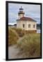 USA, Oregon, Bandon. Scenic of Coquille River Lighthouse-Jean Carter-Framed Photographic Print