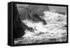 USA, Oregon, Bandon. Storm waves on coast.-Jaynes Gallery-Framed Stretched Canvas