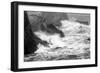 USA, Oregon, Bandon. Storm waves on coast.-Jaynes Gallery-Framed Photographic Print