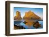 USA, Oregon, Bandon. Sunrise on beach.-Jaynes Gallery-Framed Photographic Print