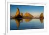 USA, Oregon, Bandon. Sunrise on beach.-Jaynes Gallery-Framed Photographic Print