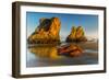 USA, Oregon, Bandon. Sunrise on beach.-Jaynes Gallery-Framed Photographic Print