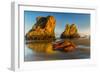 USA, Oregon, Bandon. Sunrise on beach.-Jaynes Gallery-Framed Photographic Print