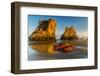 USA, Oregon, Bandon. Sunrise on beach.-Jaynes Gallery-Framed Photographic Print