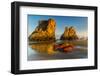 USA, Oregon, Bandon. Sunrise on beach.-Jaynes Gallery-Framed Photographic Print