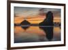 USA, Oregon, Bandon. Sunset on beach.-Jaynes Gallery-Framed Photographic Print