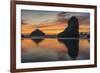 USA, Oregon, Bandon. Sunset on beach.-Jaynes Gallery-Framed Photographic Print