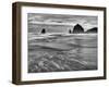 USA, Oregon, Cannon Beach, Haystack Rock and the Needles-Ann Collins-Framed Photographic Print