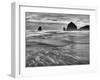 USA, Oregon, Cannon Beach, Haystack Rock and the Needles-Ann Collins-Framed Photographic Print