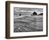 USA, Oregon, Cannon Beach, Haystack Rock and the Needles-Ann Collins-Framed Photographic Print