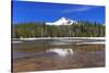 USA, Oregon, Cascade Lakes Highway, North Sister, Sparks Lake.-Emily Wilson-Stretched Canvas