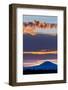 USA, Oregon, Central Oregon, Bend, Mount Bachelor at sunset-Christian Heeb-Framed Photographic Print