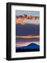 USA, Oregon, Central Oregon, Bend, Mount Bachelor at sunset-Christian Heeb-Framed Photographic Print