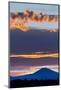 USA, Oregon, Central Oregon, Bend, Mount Bachelor at sunset-Christian Heeb-Mounted Photographic Print