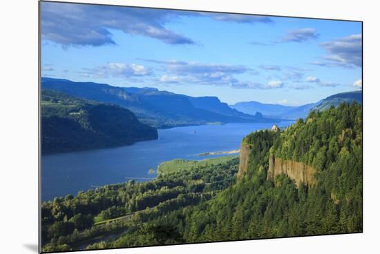 USA, Oregon, Chanticleer Point, Vista House and the Columbia Gorge.-Rick A^ Brown-Mounted Photographic Print