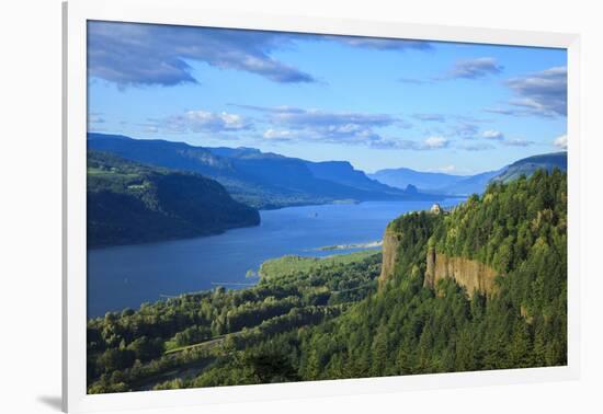 USA, Oregon, Chanticleer Point, Vista House and the Columbia Gorge.-Rick A^ Brown-Framed Photographic Print