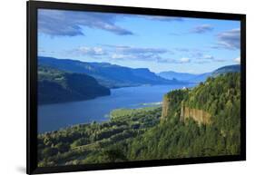 USA, Oregon, Chanticleer Point, Vista House and the Columbia Gorge.-Rick A^ Brown-Framed Photographic Print