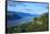 USA, Oregon, Chanticleer Point, Vista House and the Columbia Gorge.-Rick A^ Brown-Framed Stretched Canvas