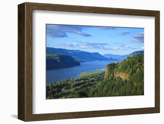 USA, Oregon, Chanticleer Point, Vista House and the Columbia Gorge.-Rick A^ Brown-Framed Photographic Print