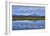 USA, Oregon. Clouds Reflect in Small Lake at Black Butte Ranch-Jean Carter-Framed Photographic Print