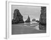 USA, Oregon, Coast Bandon Beach Monoliths-John Ford-Framed Photographic Print