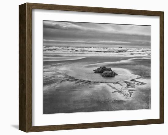 USA, Oregon, Coast Bandon Beach Rocks-John Ford-Framed Photographic Print