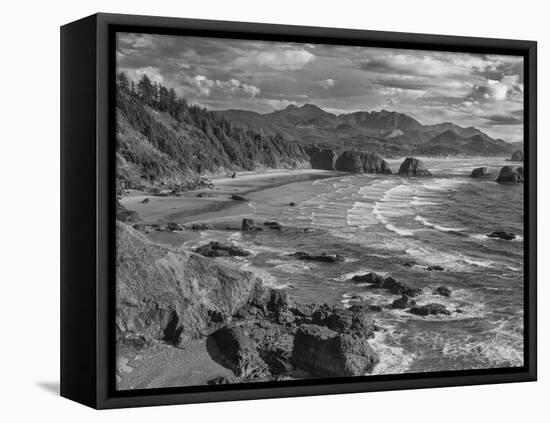 USA, Oregon, Coast Canon Beach-John Ford-Framed Stretched Canvas