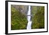 USA, Oregon, Columbia Gorge, Multnomah Falls Cascades from High Above-Terry Eggers-Framed Photographic Print