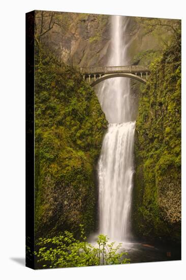 USA, Oregon, Columbia Gorge, Multnomah Falls-Terry Eggers-Stretched Canvas