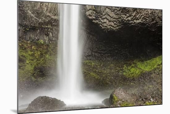 USA, Oregon, Columbia River Gorge area. Latourell Falls.-Brent Bergherm-Mounted Photographic Print
