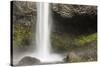 USA, Oregon, Columbia River Gorge area. Latourell Falls.-Brent Bergherm-Stretched Canvas