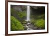 USA, Oregon, Columbia River Gorge. Latourell Falls and stream.-Jaynes Gallery-Framed Photographic Print