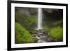 USA, Oregon, Columbia River Gorge. Latourell Falls and stream.-Jaynes Gallery-Framed Photographic Print