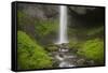 USA, Oregon, Columbia River Gorge. Latourell Falls and stream.-Jaynes Gallery-Framed Stretched Canvas