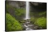 USA, Oregon, Columbia River Gorge. Latourell Falls and stream.-Jaynes Gallery-Stretched Canvas