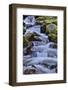 USA, Oregon, Columbia River Gorge, Water Cascading over Rocks at Punchbowl Falls-Hollice Looney-Framed Photographic Print